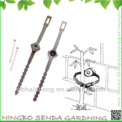 15pcs dark green PP garden clips