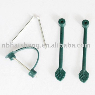 30pcs dark green PP garden clips