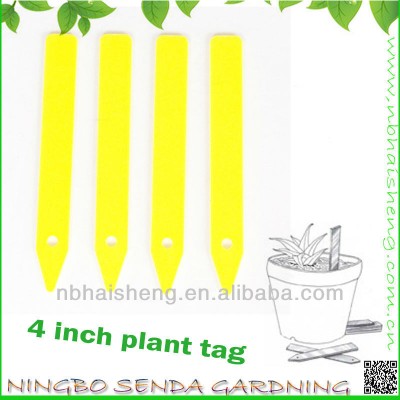 4 inch plastic garden lable