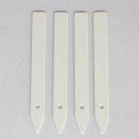 White color 6 inch PP garden plant labels   flower marker plastic tag